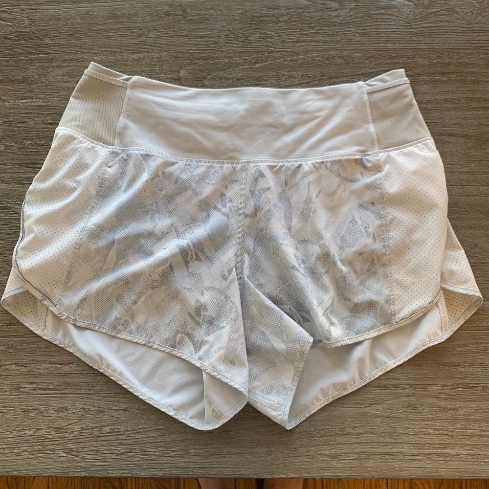 White Lululemon Shorts